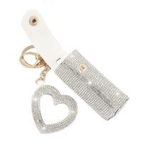 Portable Lipstick Organizer Keychain Exquisite Lip Gloss Bag  Car Accessories balta