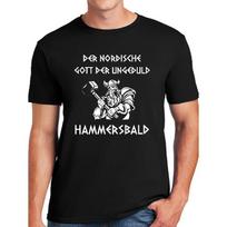 Men's Short Sleeve Crew Neck T-Shirt with Norse Viking Graphic Print, Soft Cotton Feel, Casual Wear for Mythology Fans S juoda