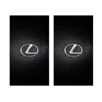 2 vnt. automobilio centrinio statramsčio lipdukai Automobilio logotipas Vidurinio stulpelio lipdukai, skirti Lexus F SPORT ES RX NX LS UX LM LX GX LC RZ IS CT GS RC HS SC