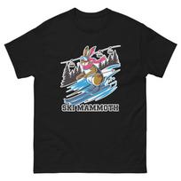 Ski Mammoth Snowshow Hare Skiing Skier Animal T-Shirt S