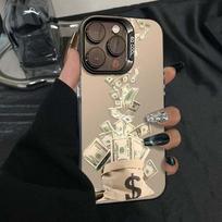 Money bag/banknote case for Apple iPhone 16 Pro, iPhone 17 Pro, new iPhone 15 Pro Max, premium 14-inch screen, lucky charm. iPhone 7