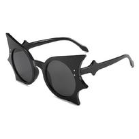 Playful Costume Sunglasses Cartoon Bat Style Adjustable Temples For Adults And Children Eyewear