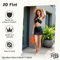 Sexy Bikini Girl Wall Art Decor Funny Metal Sign for Home Bar Garage Cafe Christmas Halloween Gift 20x30cm（7.8x11.8inch）