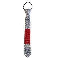 Fashionable Necktie Necklace Encrusted Beaded for Actor Actress Stage Shows Meetings Dinners Celebrations