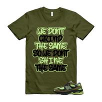 2010 Sea Moss Afterglow Olive Green Black T Shirt Match GRIND L
