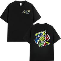 Men T Shirt Casual Moto GP The Doctor Motorcycle Race Sportor Rossi Tshirt Summer Short Sleeves 100 Cotton Cool Tee XL black