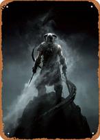 The Classic Arcade Video Game Poster Metal Tin Sign Dragonborn Key Art Wall Art Decor Tin Signxinch 20x30cm（7.8x11.8inch）