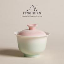 Shadow Celadon Gradient Gaiwan Ceramic Tea Bowl