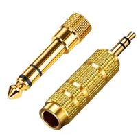 6.5mm to 3.5mm Audio Adapter Male to Female Microphone Converter 3.5mm Male Plug for Speaker Headphone 6.5 male to 3.5 female gold adapter