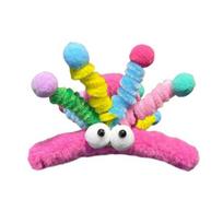 Hair Claw Clips Fluffy Plush Strong Hold Barrette Jaw Clamp Dopamine Color Handmade Spring Hairpin for Women Girls Curly raudona