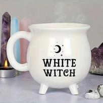 1 vnt Witches Brew Cauldron kavos puodeliai 11,5 uncijos keraminis puodelis Witchy Gifts Witchy Decor Helovino juodas puodelis Naujovės stalo gėrimai 340ml 11.5oz