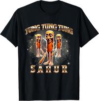 Tung Tung Tung Sahur Italian Brainrot Gen Z Humor Women Men T-Shirt XL