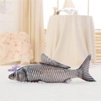 3D simulation carp grass carp throw pillow doll creative spoof plush toy wholesale rag doll girl birthday gift 30cm（0.1kg）
