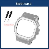 For Casio G-SHOCK GMW-B5000 New Mod kit Stainless steel Case watch Strap 3459 Modified upgrade metal bezel Watch band set parts For GMW-B5000