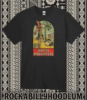 Retro Tiki T Shirt Bar Mug Restaurant Naval Maneuvers Hula Girl WW2 4XL