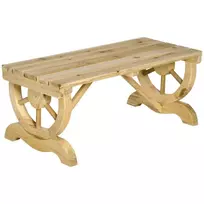 Medinis sodo suoliukas 98 x 50 x 39,5 cm