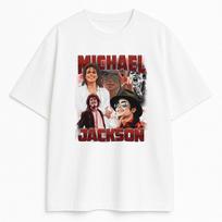 Michael Jackson Bootleg Tshirt Unisex and Women Summer Cotton Y2K Clothing Casual Fashion Round Neck Short Sleeved Tee Streetwear M