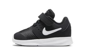 Nike Downshifter 7 Slip Resistant Cushioning Low top Running Shoes Black White Infant And Toddler 869974-001 21