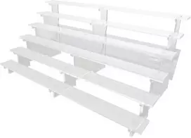 Tribune display unit, 70x37x36 cm, transparent