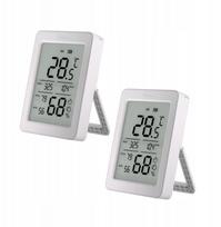 SONOFF ZigBee SNZB-02DR2 Temperature and Humidity Sensor, 2-Pack | SNZB-02DR2 2Pack | 6979033600201