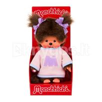 MONCHHICHI Pliušinė beždžionėlė su megztuku, 20 cm