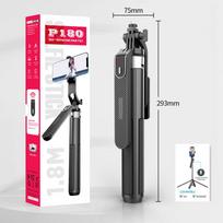 Hot Sell P180 Mini Selfie Stick Tripod Phone Tripod Stand 360 Degree Rotating Remote Control Selfie Sticks P180 juoda