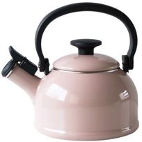 Fuji Enamel Whistling IH Ash Kettle, Compatible, 1.6L, Pink, CTN-1.6WK.AP