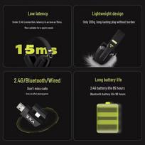 VGN Siren V1 Tri-Mode Lightweight Headset