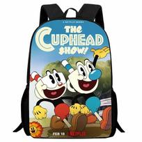Cuphead student backpack cartoon teacup head backpack lightweight 123 grade boys and girls