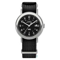 TIMEX Unisex Wristwatch Weekender TW2W86100 Quartz 5 ATM Water Resistant Acrylic Black Dial Brass
