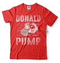 Donald Trump Tshirt Donald Pump 2024 MAGA Bodybuilding Funny Sports Gym T shirt S