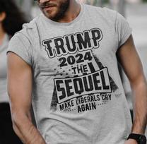 Donald Trump President Tshirt Trump 2024 Elections Make Liberals Cry Again Tees S
