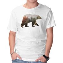 Unisex Crew Neck T-Shirt Ursa Nature Graphic Short Sleeve Casual Tee M