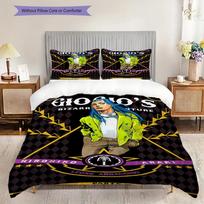 Jojos Bizarre Adventure Phantom Blood Three-piece set (1 * duvet cover + 2 * pillowcase, without core) 2D Flat Duvet cover and pillowcase 135x200cm