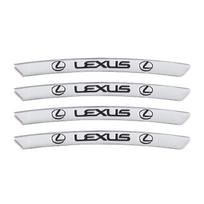 4 vnt. aliuminio lydinio automobilio ratlankio lipdukas Dekoratyvinis lipdukas skirtas Lexus F-SPORT ES RX NX LS UX LM LX GX LC RZ IS CT GS RC HS SC TX