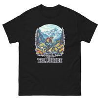 Ride Telluride Bobcat Fun USA Bike Cycling Animal T-Shirt XXL