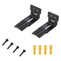 Slim Profile Sound Bar Wall Mount Brackets Metal Build For Stable Sound Equipment Placement 1