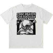 Anti-Machine Band American Retro High Street Rock Short-Sleeved T-Shirt M