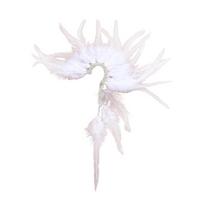 Stylish Feather Ear Jewelry Ear Cuffs Comfortable Earwear Unique Feather Earring for Music Festivals and Gatherings black