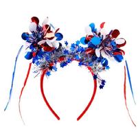 Unisex Independence Day Headgear Plastic Headband With Stars And Stripes Party Accessories For Parades And Photos