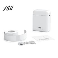 Portable Printer Label Maker Machine with Tape Bluetooth-compatible Thermal Shipping for IOS Wireless And Android Mini Home Office Rechargeable 1 Set