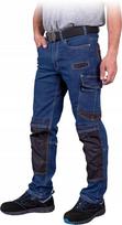 Darbinės džinsinės kelnės iki juosmens Jeans303-T 58 blue