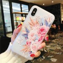 Iphone 8 For 6s 7 Plus Soft Rubber Shockproof Case Flower Transparent Cover Slim A,For Apple iPhone 6/6s