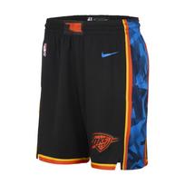 Nike x NBA Dri Fit Sports Shorts Men's Black Signal Blue FQ4417-010 S
