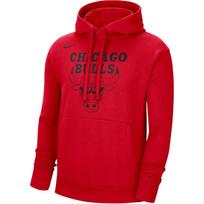 Nike Nba Chicago Bulls Essential Fleece Pullover Loose Fit Hoodie DR9408-657 S