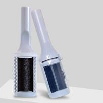 Comb, Pet Dry Cleaning, Hair Removal Comb, Dog and Cat Special Cat Defloating Comb, Cat Hair Cleaning Supplies Double row of teeth tamsiai mėlyna spalva