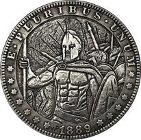 1889 Warrior JAV Jungtinės Valstijos Hobo monetos Atminimo Kolekcionuojami Suvenyrai Sidabrinės monetos