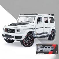 1/24 Scale Mercedes Benz G800 Off Road SUV Diecast Model Alloy Metal Car DIY Desktop Displays Home Trendy Toys Ornaments Sound & Light balta