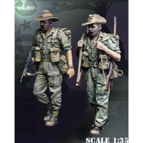 1/35 dervos nedažytas modelio rinkinys, karinė tema, Antrojo pasaulinio karo Chindit nesurinktas ir nedažytas GK, 1885R