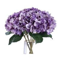 Dirbtinių hortenzijų puokštė šešių, Violetinė